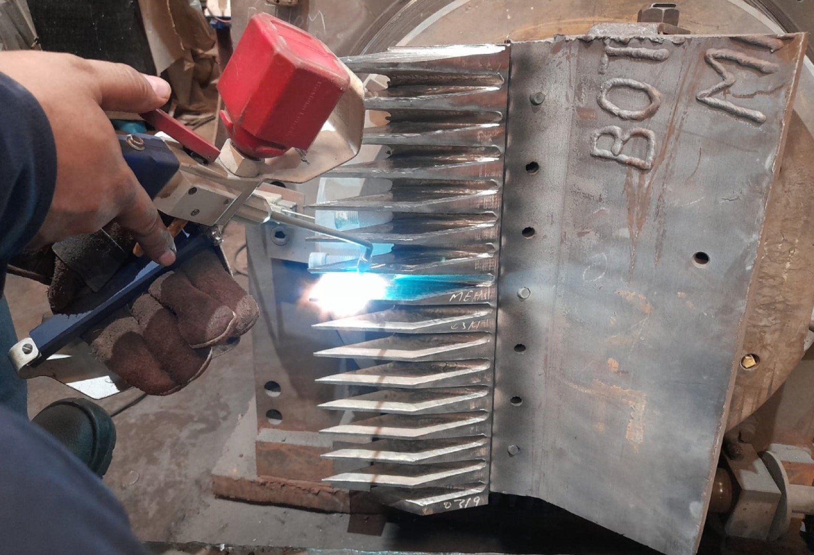 Powder coating process