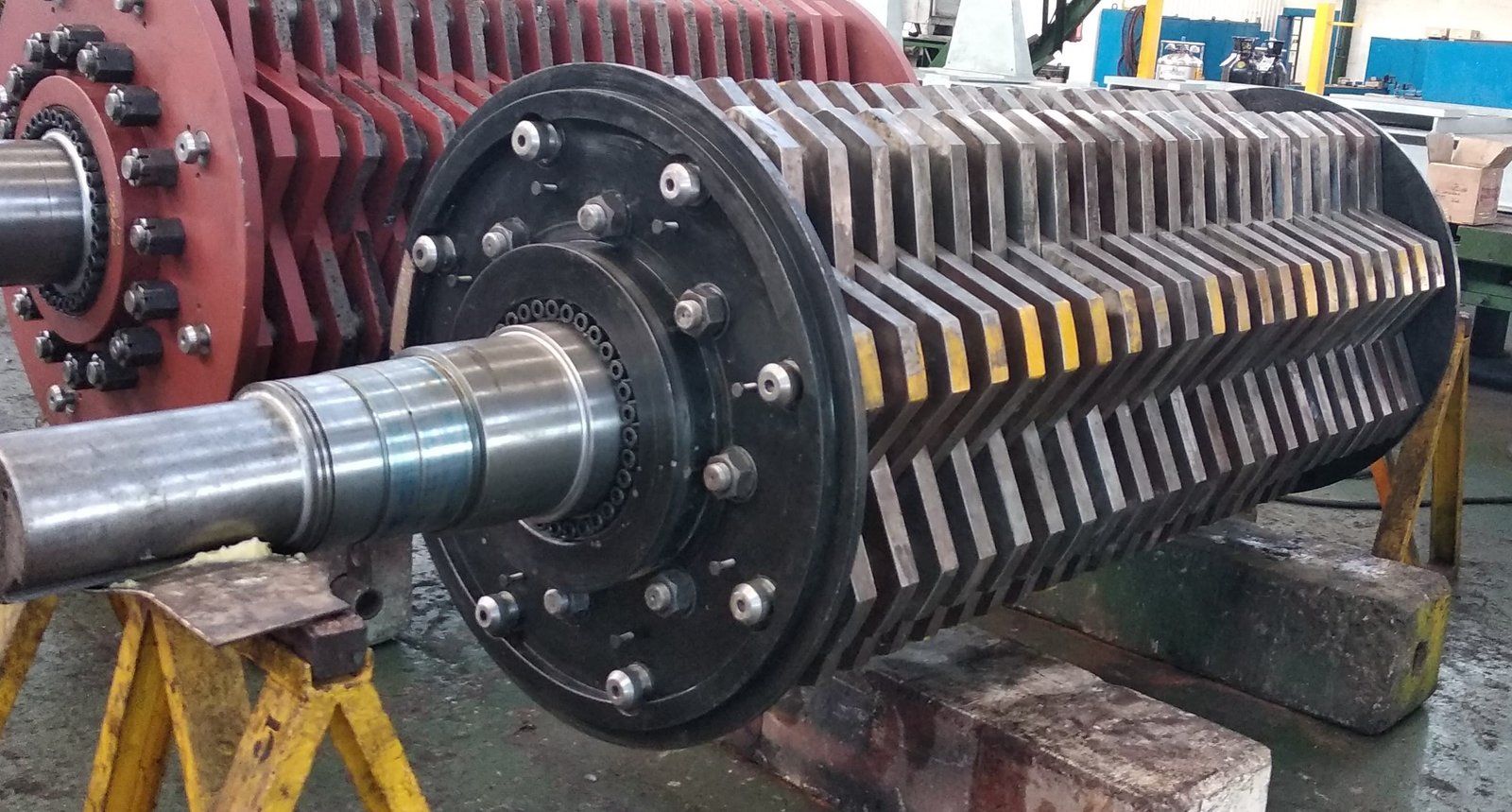 Shredder rotor